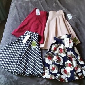 Lot of 4 NWT Mini Skirts